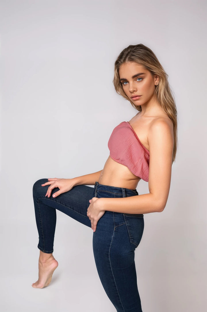 Musselin Bandeau Top Lina