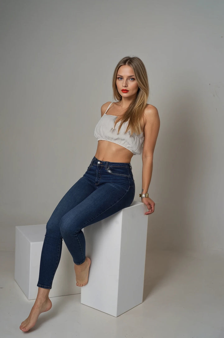 Musselin Bandeau Top Lina