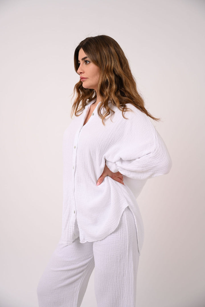 Zweiteiliges Musselin Set
