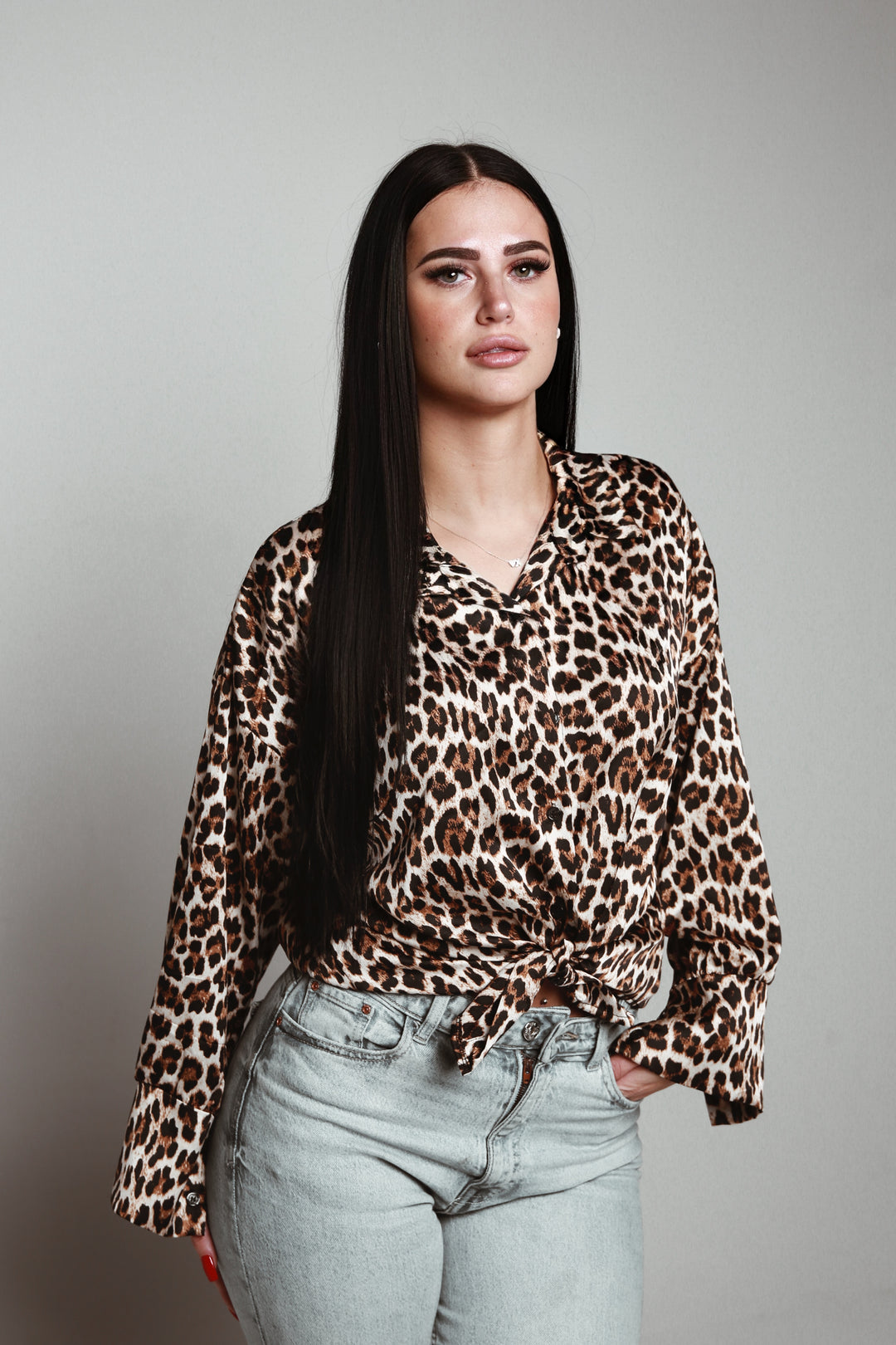 Bluse Leopard