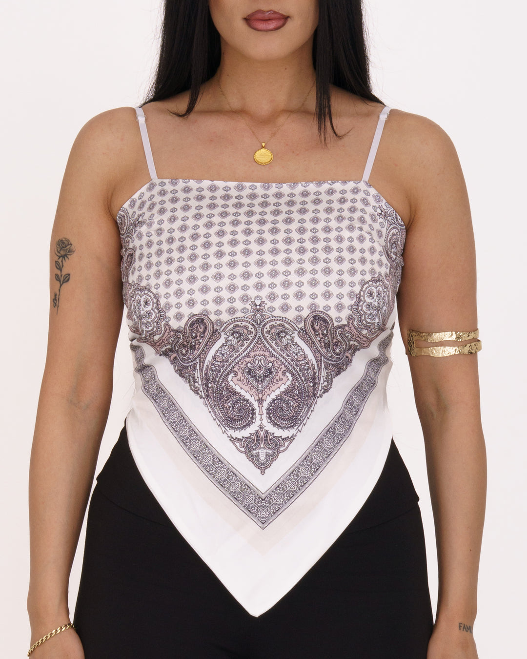 Paisley Scarf Top – Stilvoller Boho-Look für den Sommer